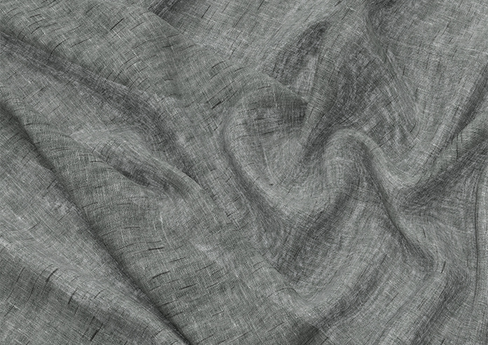 Pescara Voile, Slate - Motorised Roman Blind - Image 4